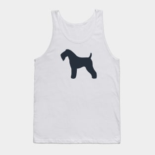 Kerry Blue Terrier Silhouette Tank Top